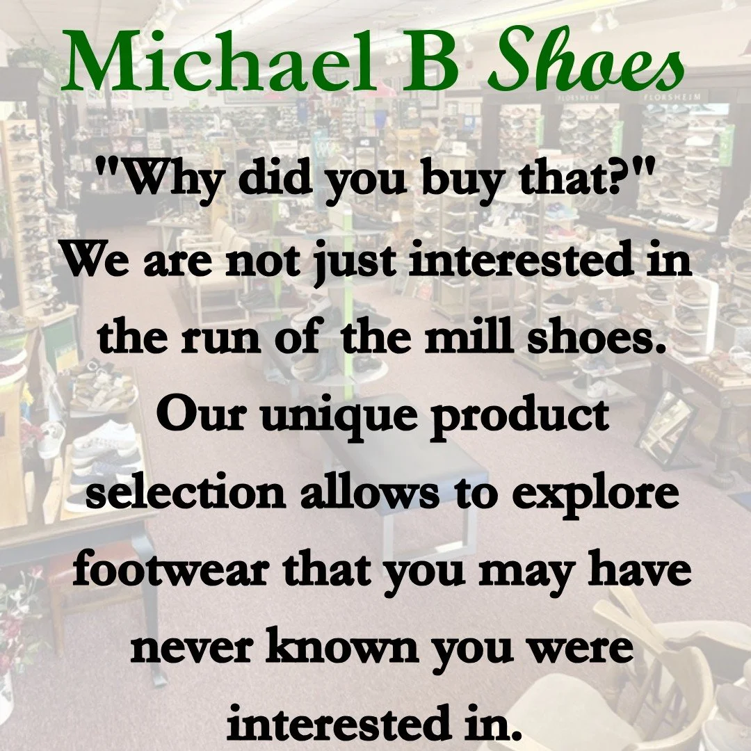 #michaelb_shoes  #loveyourshoes  #yourfullserviceshoestore  #downtownindianapa  #indianapa  #professionalshoefitters  #shoedogs  #shoefit  #shoplocal