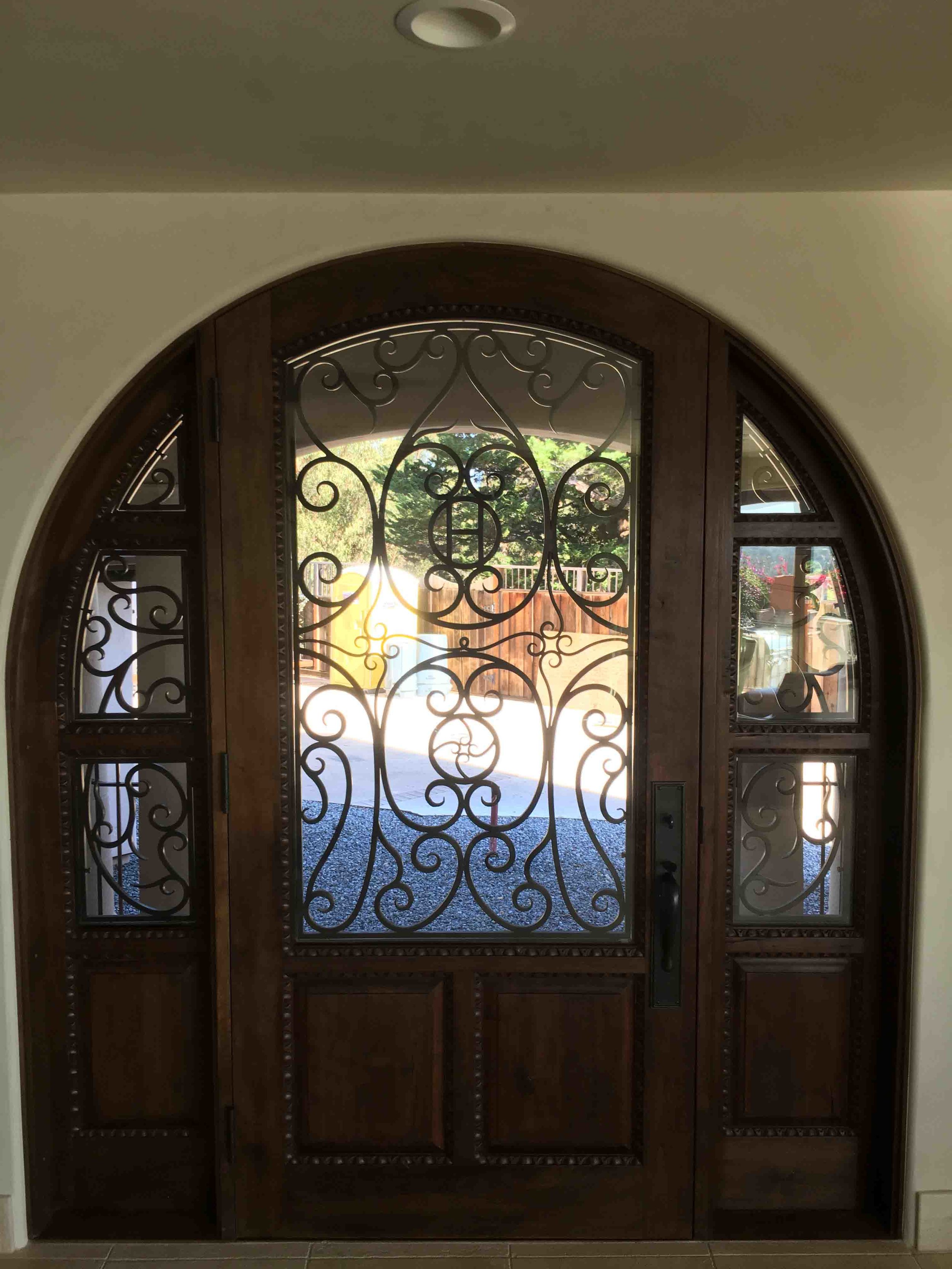 Bronze Door Window Grill