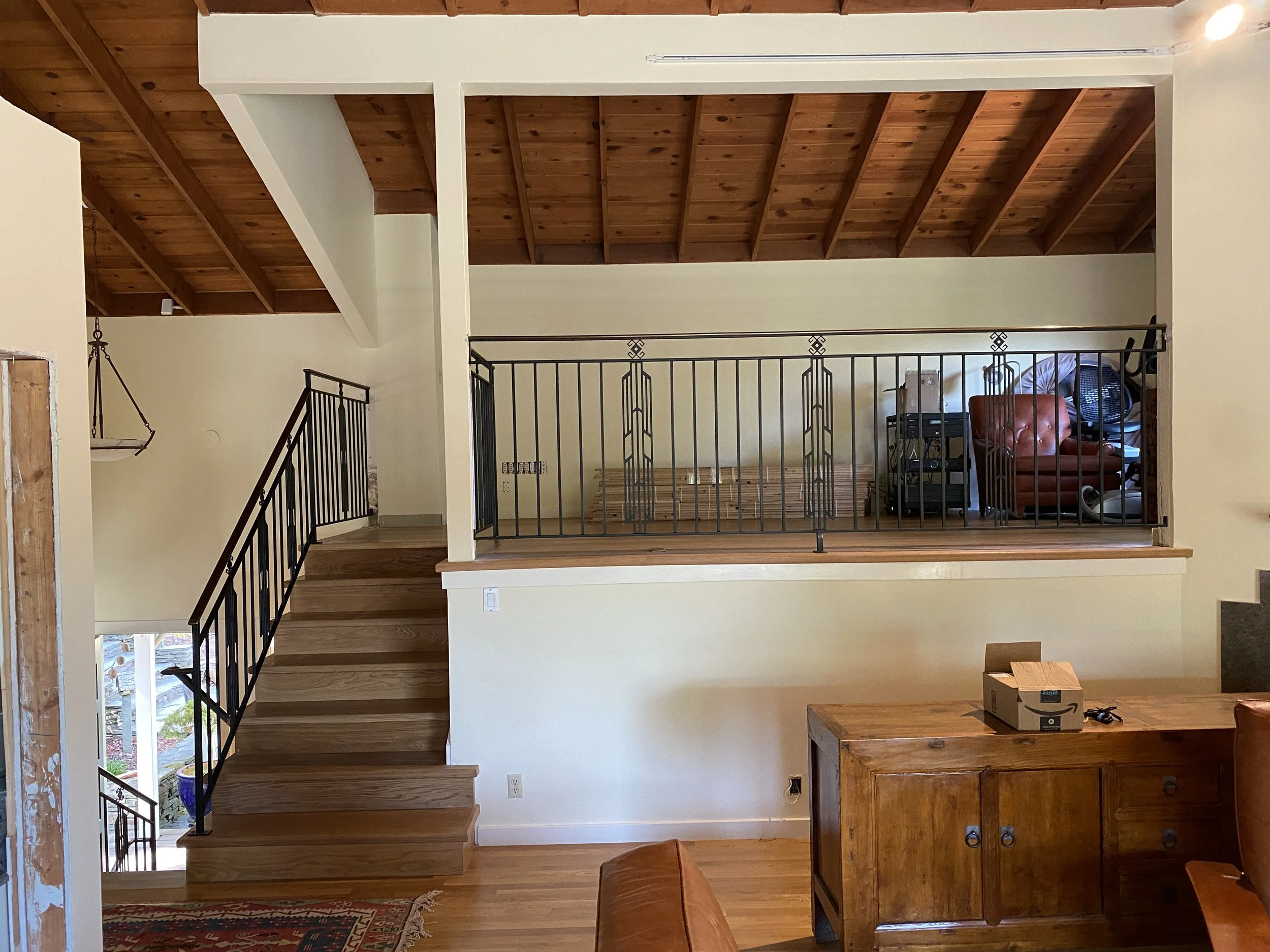 Steel Art Deco Baluster Railings