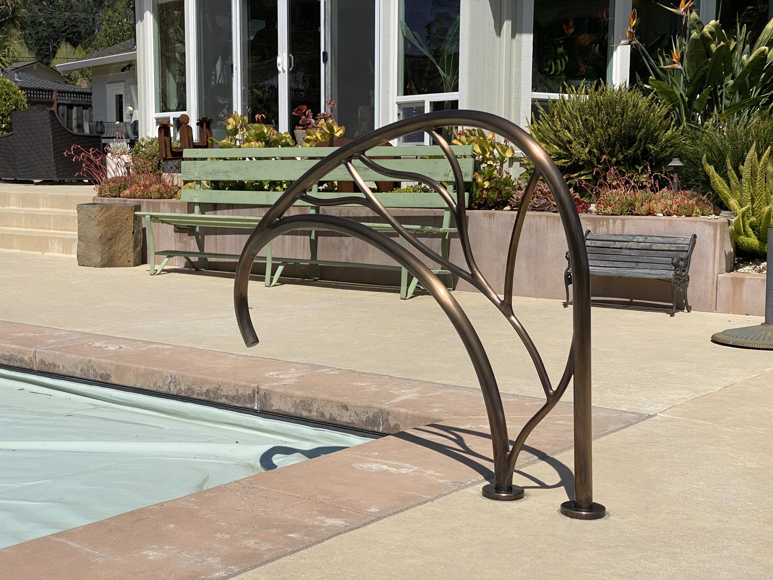 Bronze Pool Railing