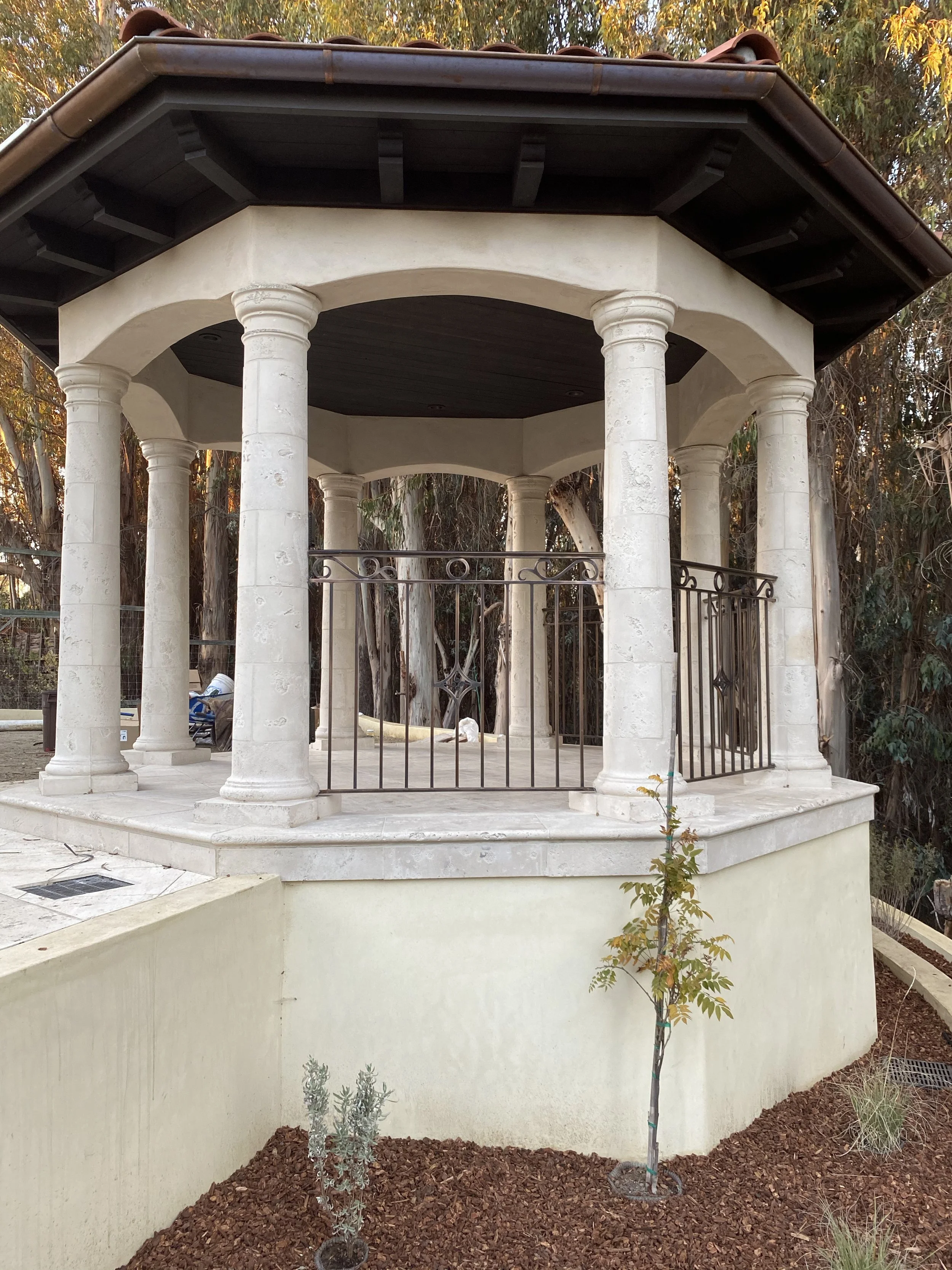 Bronze Gazebo Railing