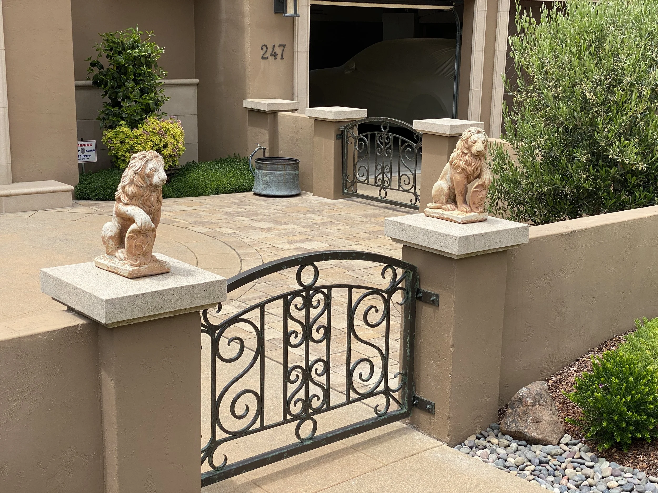 Steel Scroll Gates