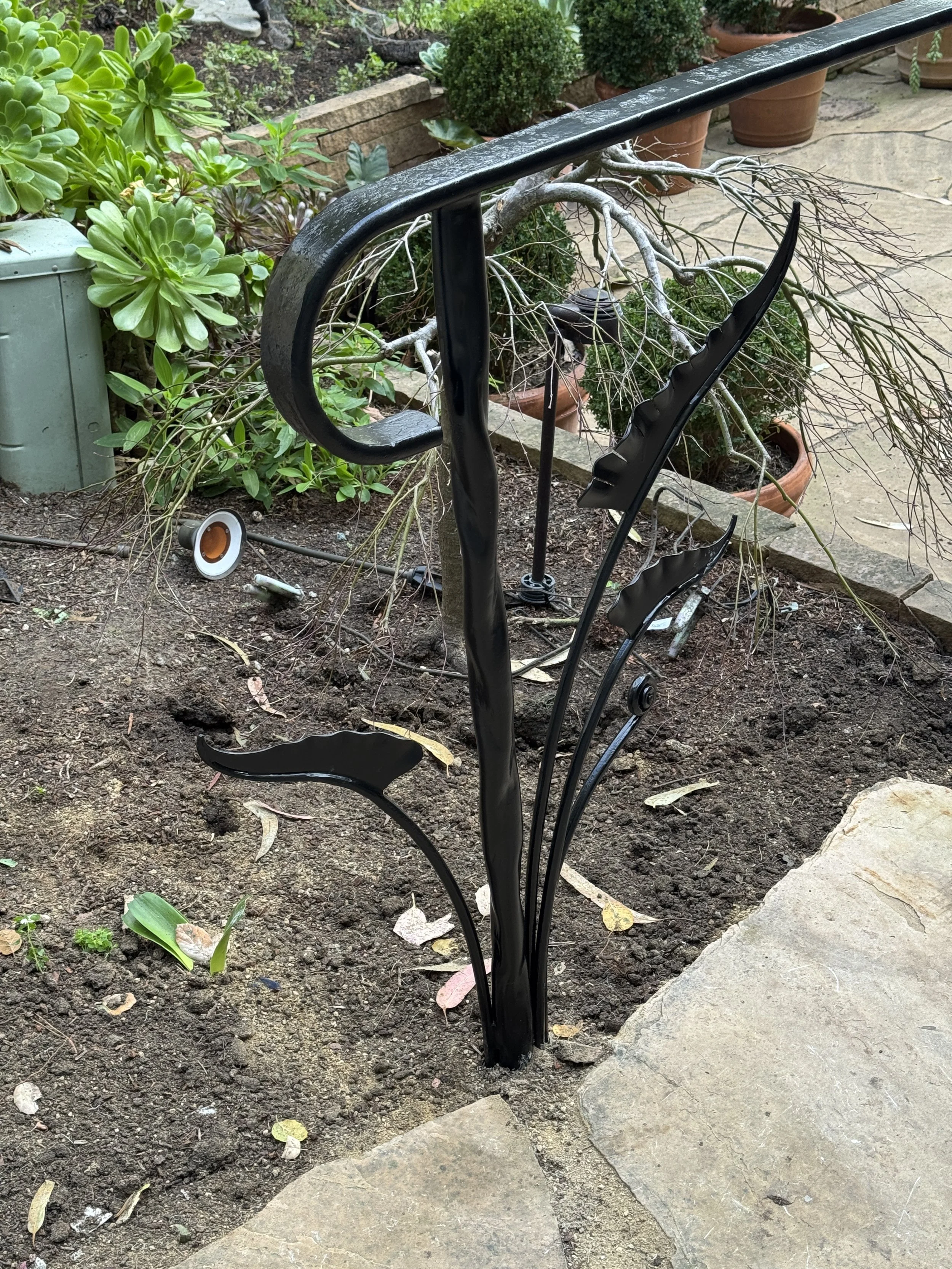 Steel Fern Railing