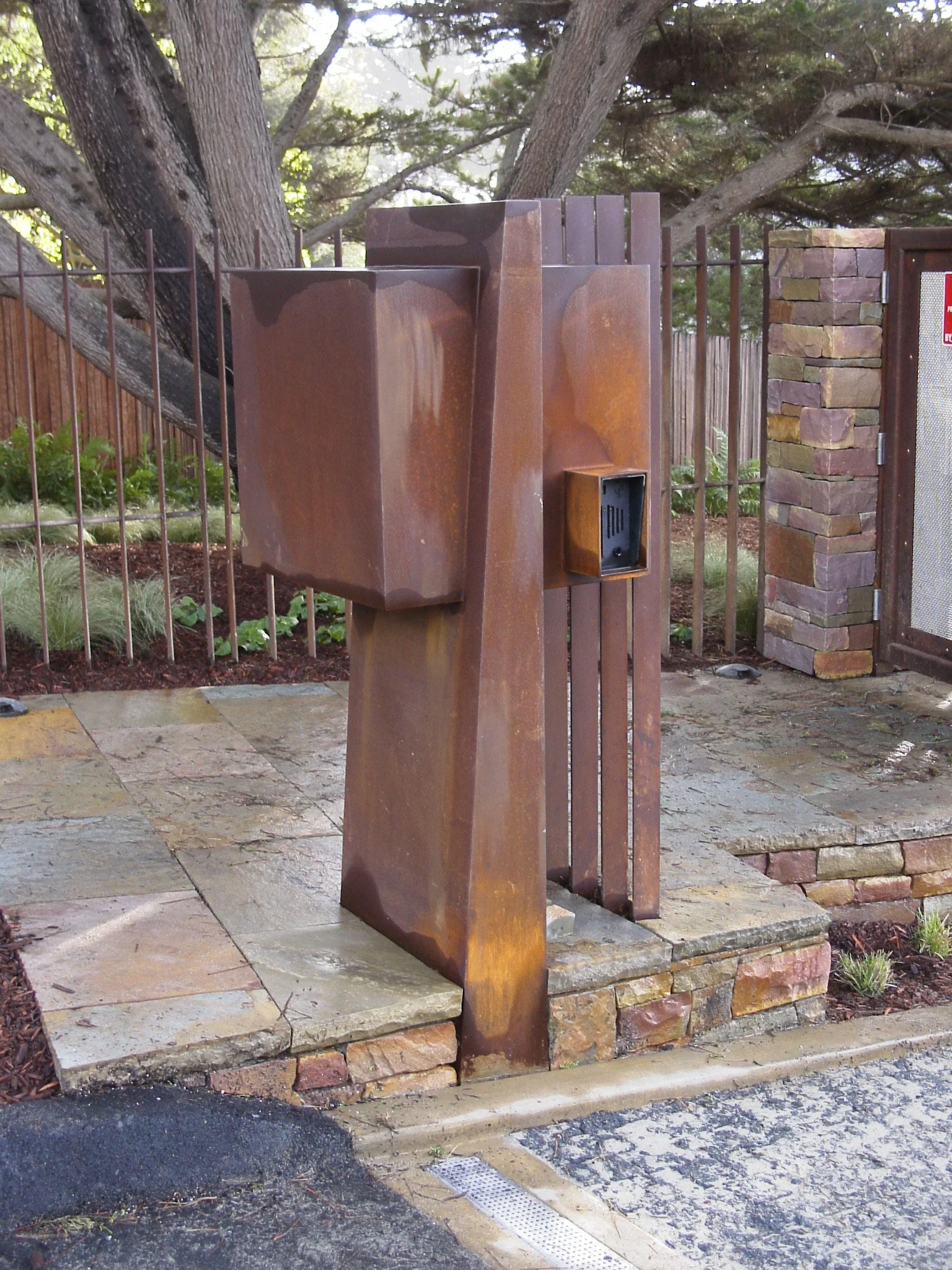 Coreten Steel Call Box
