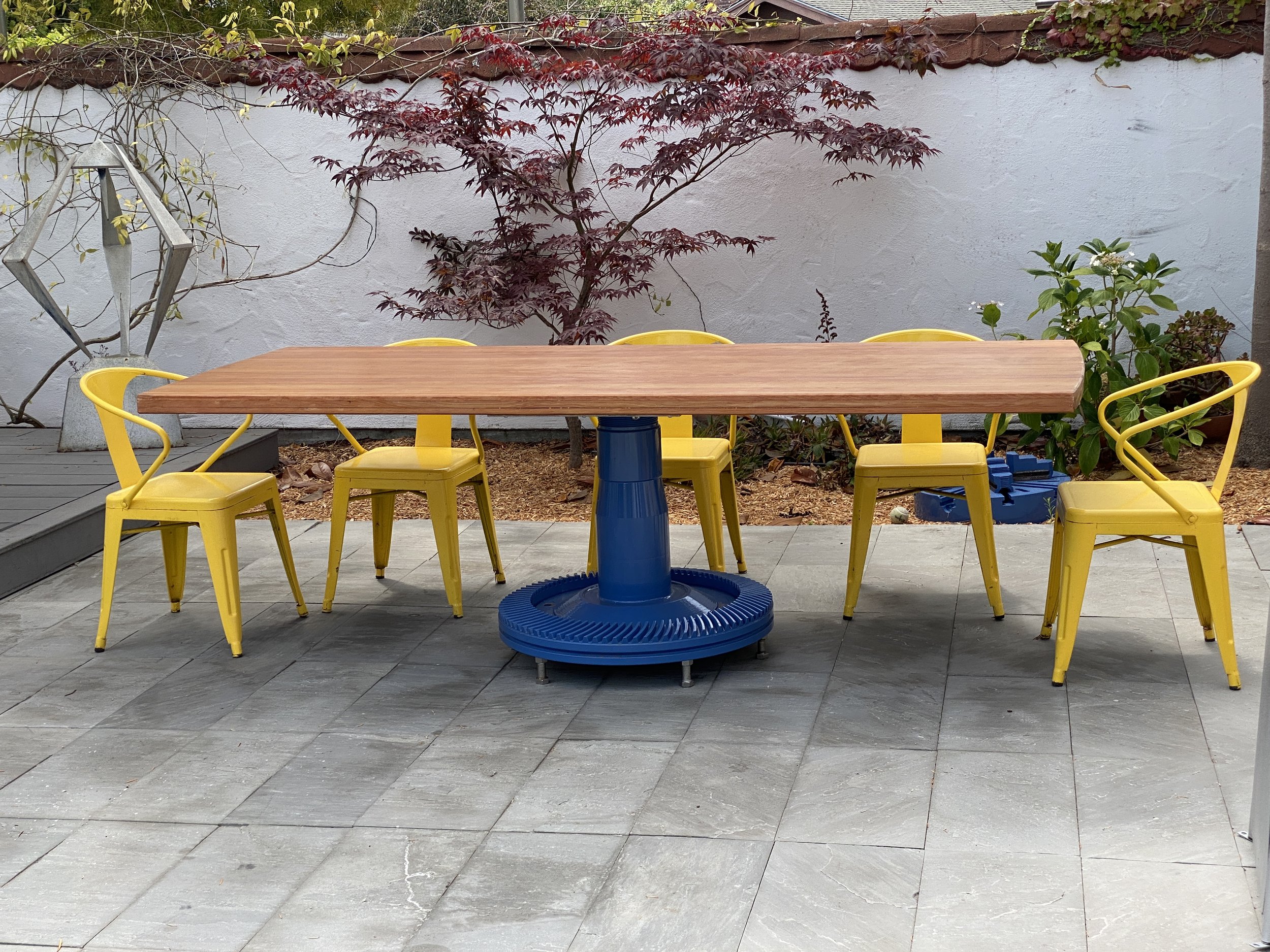 Powder Coated Gear Table Base