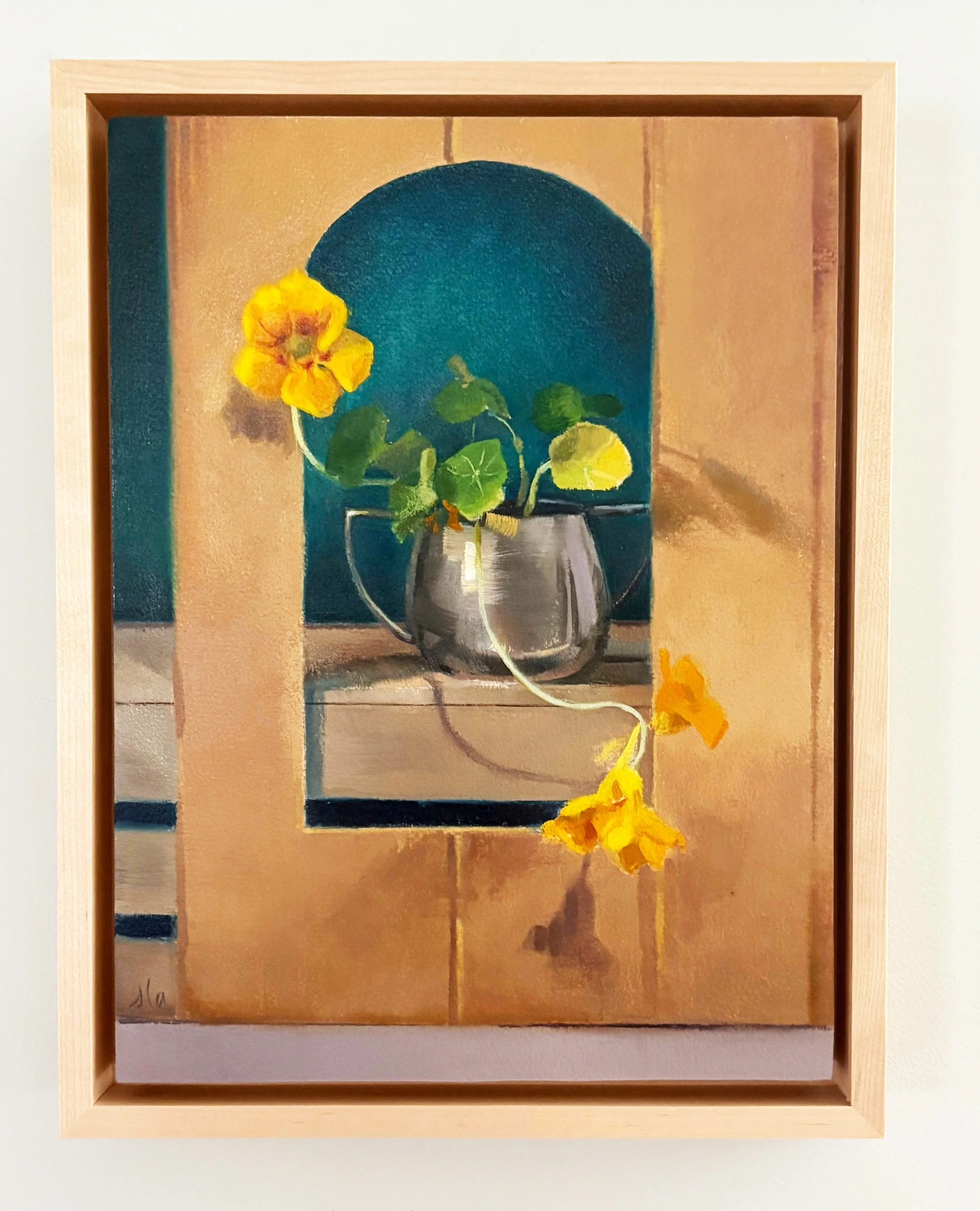 "Spring Altar; Nasturtiums" $1008