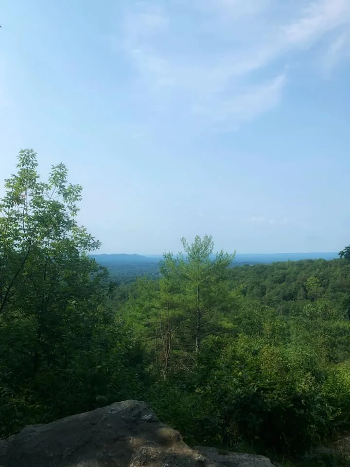 Earlier, up on the mountain…