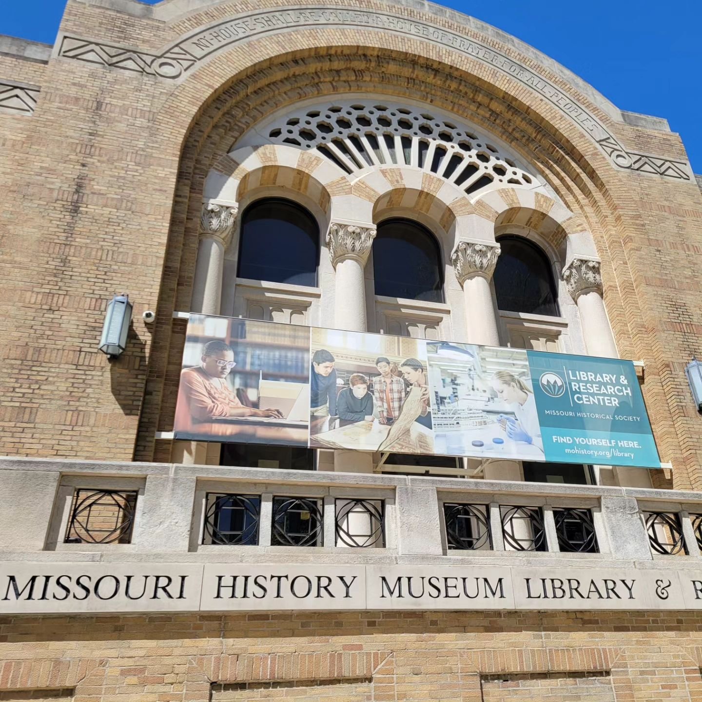 Dropped off some books at the Missouri History Museum Library &amp; Research Center. 
A true temple to books. 
The dome roof is stunning. 

Jessica Mathews and I dropped off copies of all the writers guild's books. 
I'm thrilled The History of St. Lo