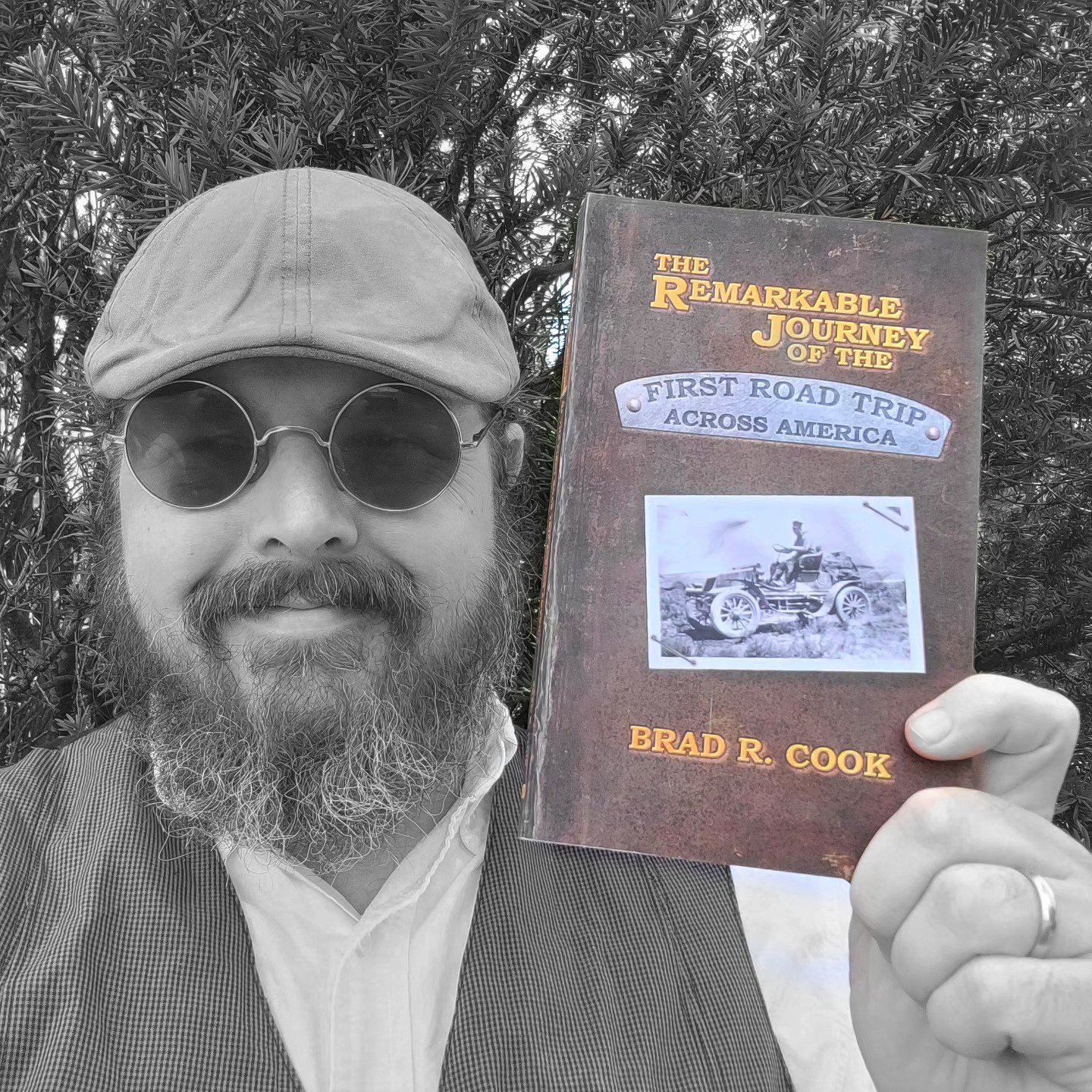 A timeless classic! 
Get a copy and follow along - their Road Trip starts May 23! 

The Remarkable Journey of the First Road Trip Across America 
Historical Fiction 

In 1903, a mechanic, a dreamer, and a goggle-wearing dog, overcame obstacles, break