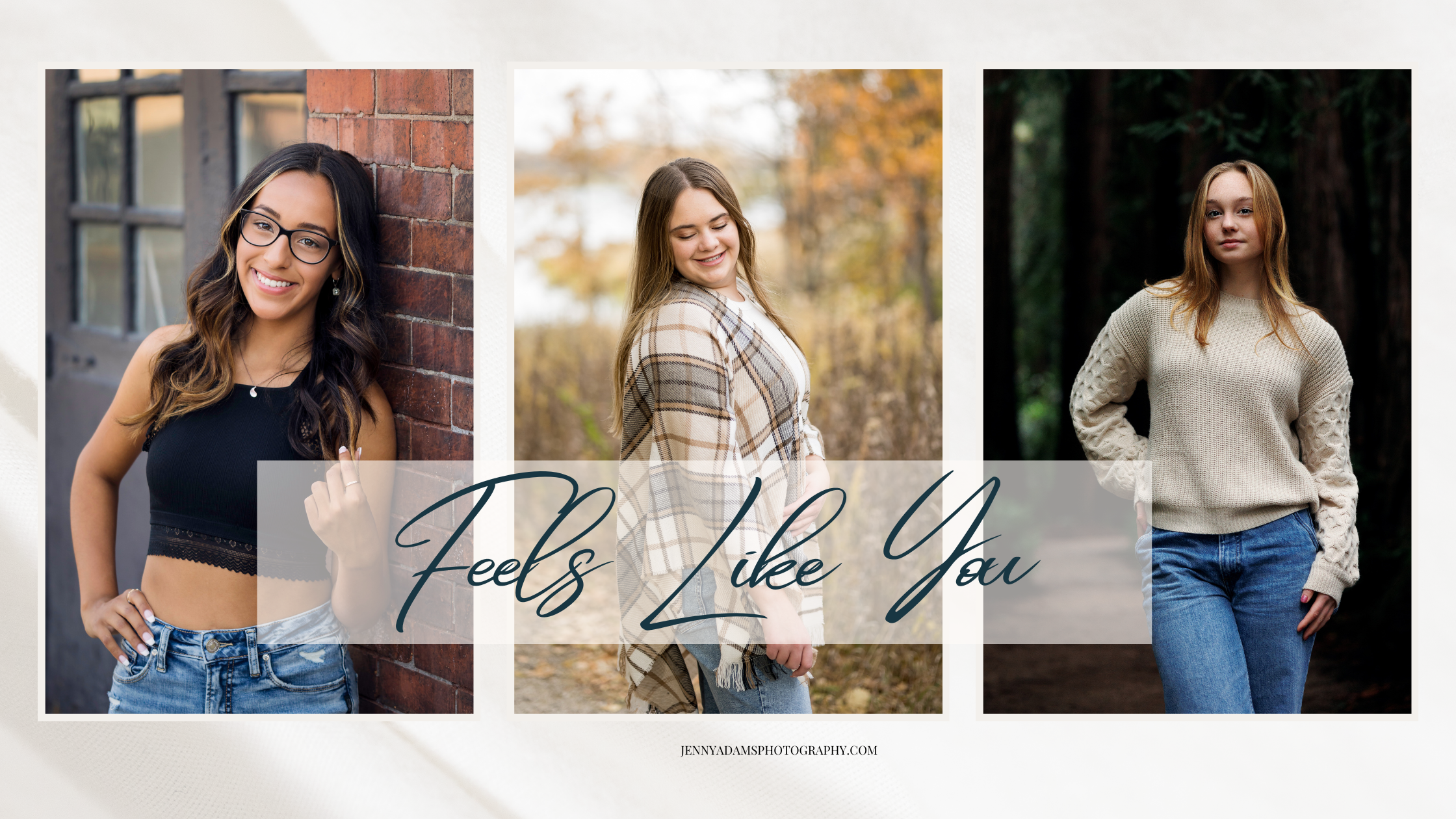 Feminine elevated casual outfit ideas for high school senior photos.