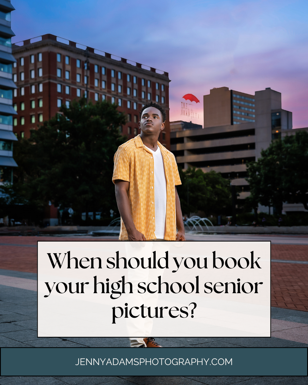 When Should I Book My Senior Photo Session in Des Moines, Iowa?