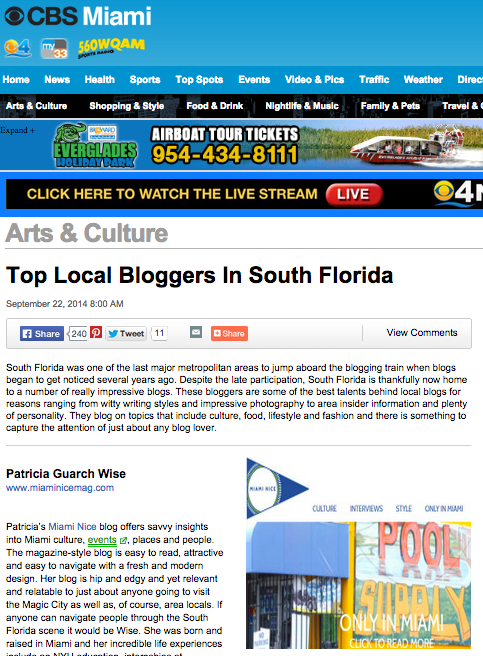 CBS Blogger mention