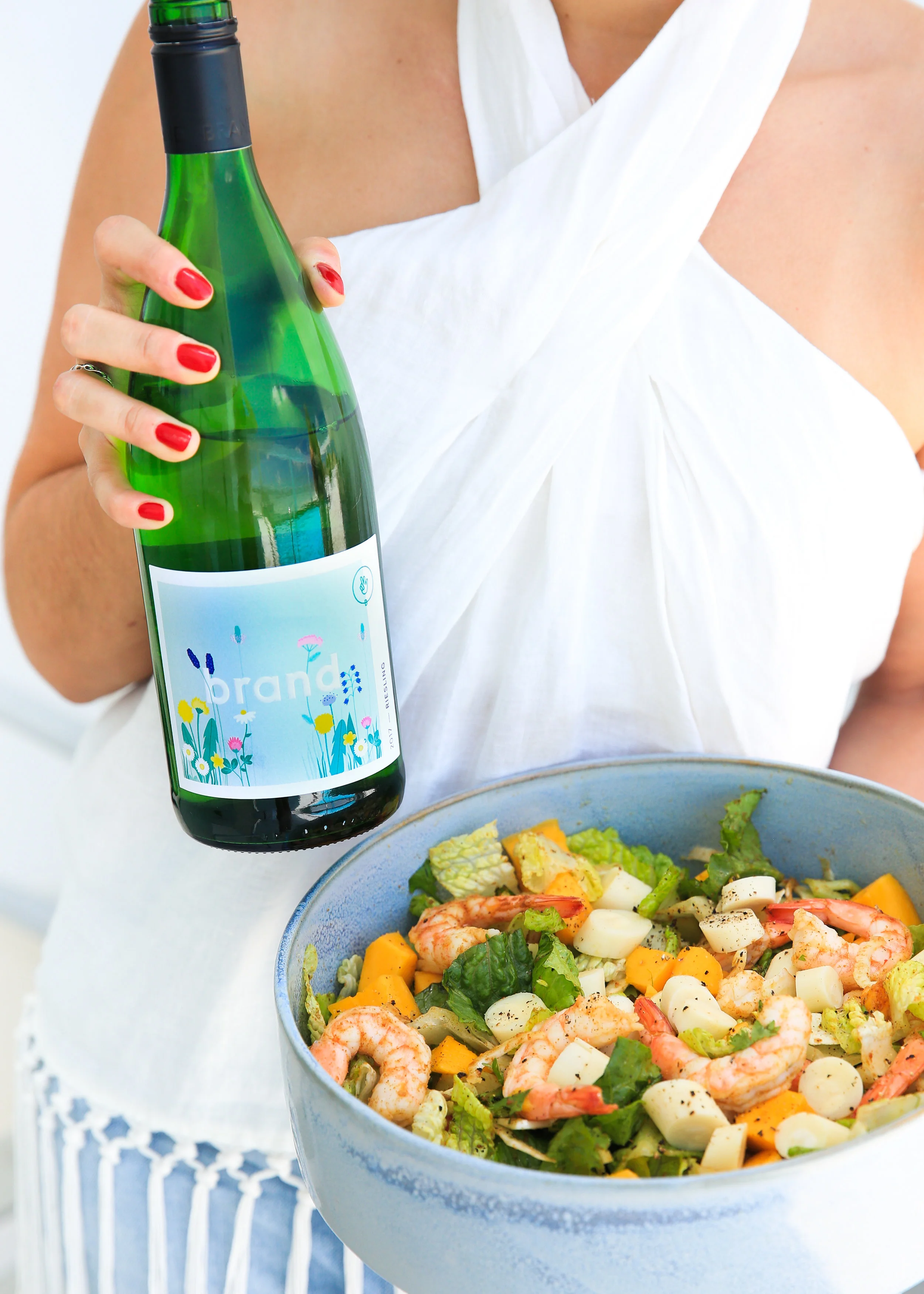 Mango salad with the perfect wine pairing