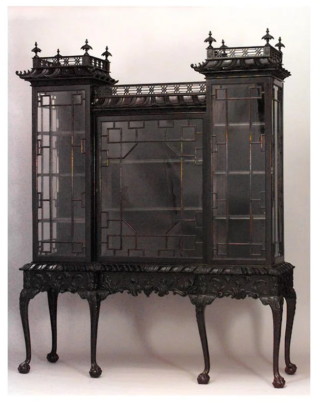 Chinese Chippendale cabinet