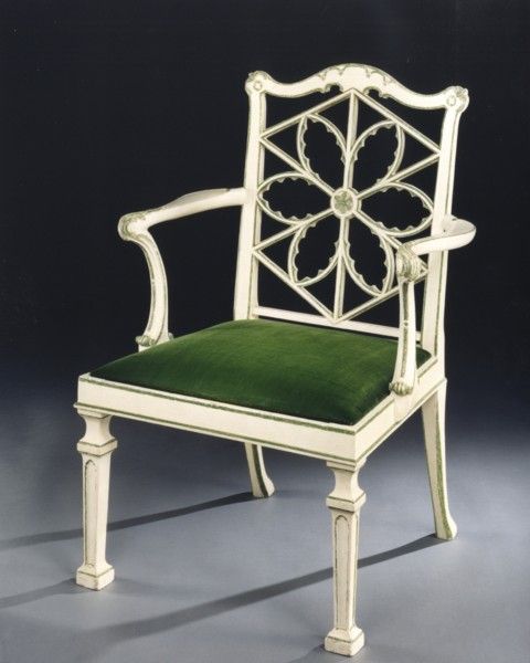 A Gothic Chippendale Chair