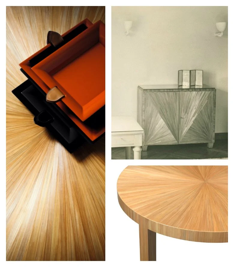 Jean-Michel Frank’s straw marquetry