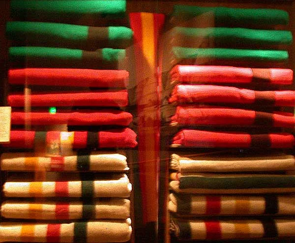 Hudson Bay Blankets in other colors.
