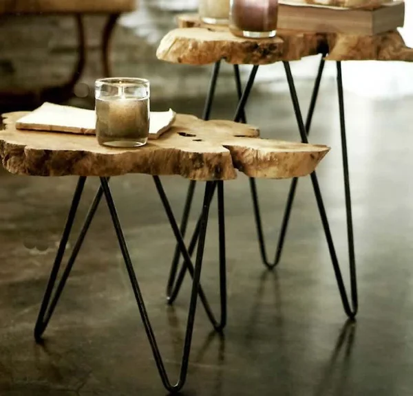 Contemporary side tables