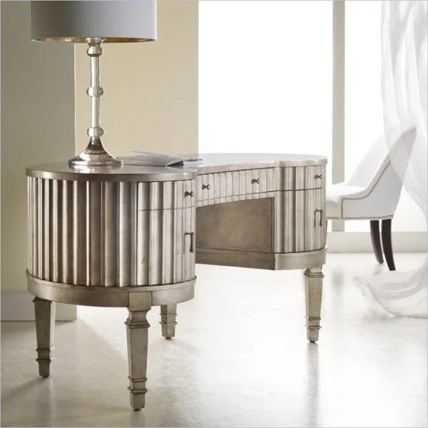 Hooker Furniture’s Melange Fluted Kidney Desk