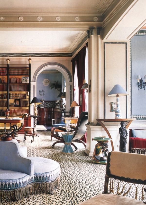 Madeleine Castaing’s living room