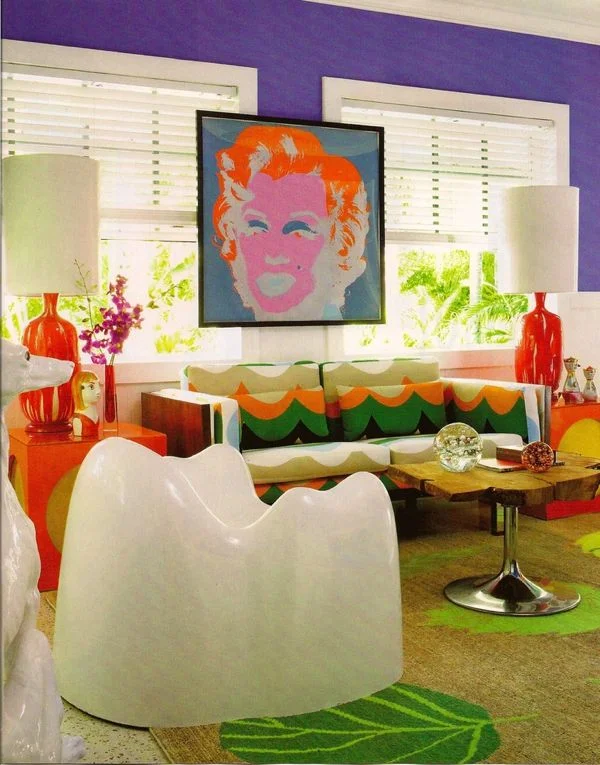 The Molar chair by Wendell Castle used in a room in Miami designed by Doug Meyer Interior