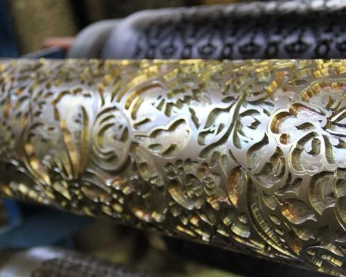 An embossing cylinder