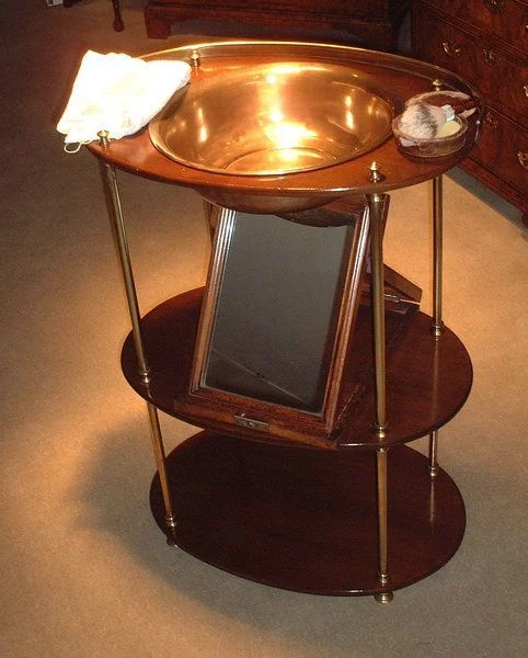 Collapsible washstand c. 1830