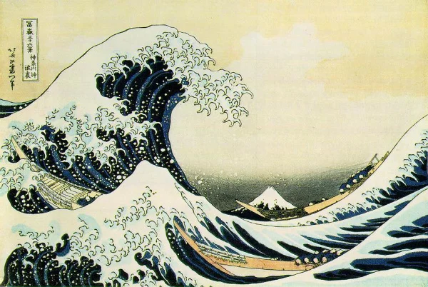 The Great Wave Off Kanagawa 1823-1829 | Color woodcut | 254 x 381 mm The Museum of Modern Art, New York Hokusai (Hokusai, Katsushika) | 1760-1849- often cited as evidence of a Japanese influence on Art Nouveau
