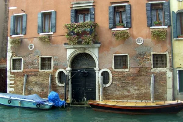 On a building in Venice