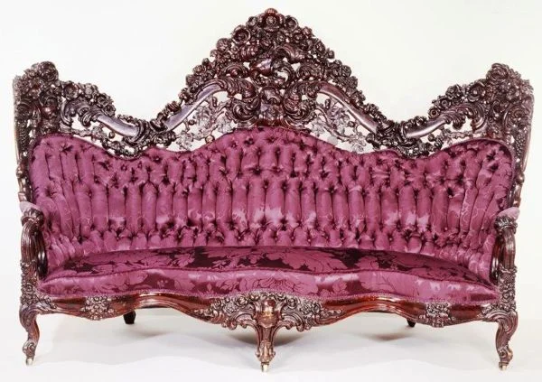 Rococo-revival sofa from the Victorian Period