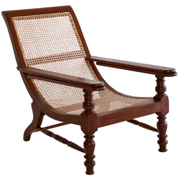 Anglo-Indian Teak Plantation Chair, late 19th century, early 20th century, India