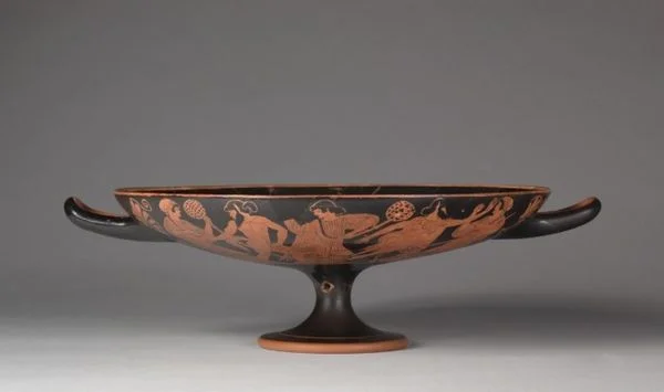 Drinking Cup (Kylix), c. 480 BC attributed to Douris (Greek)