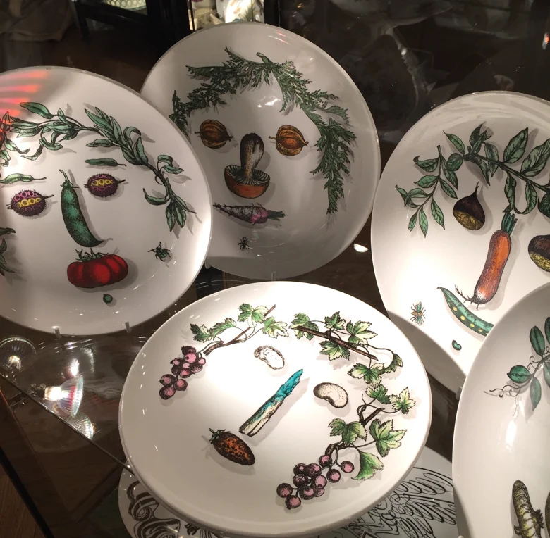 Piero Fornasetti Vegetable Face plates