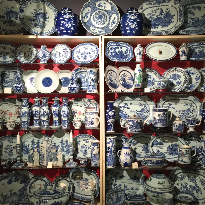 friday field trip- ceramics fair-blue and white