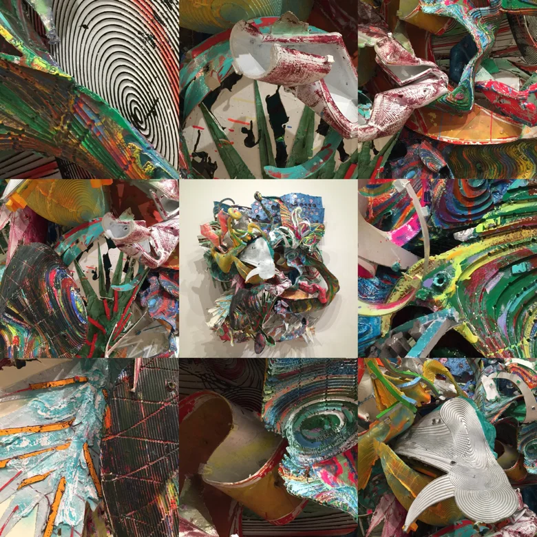 Details from Frank Stella's "At Sainte Luce.'