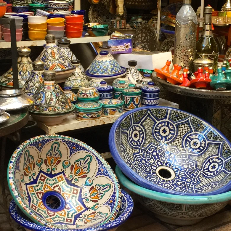 marrakech-basins in medina