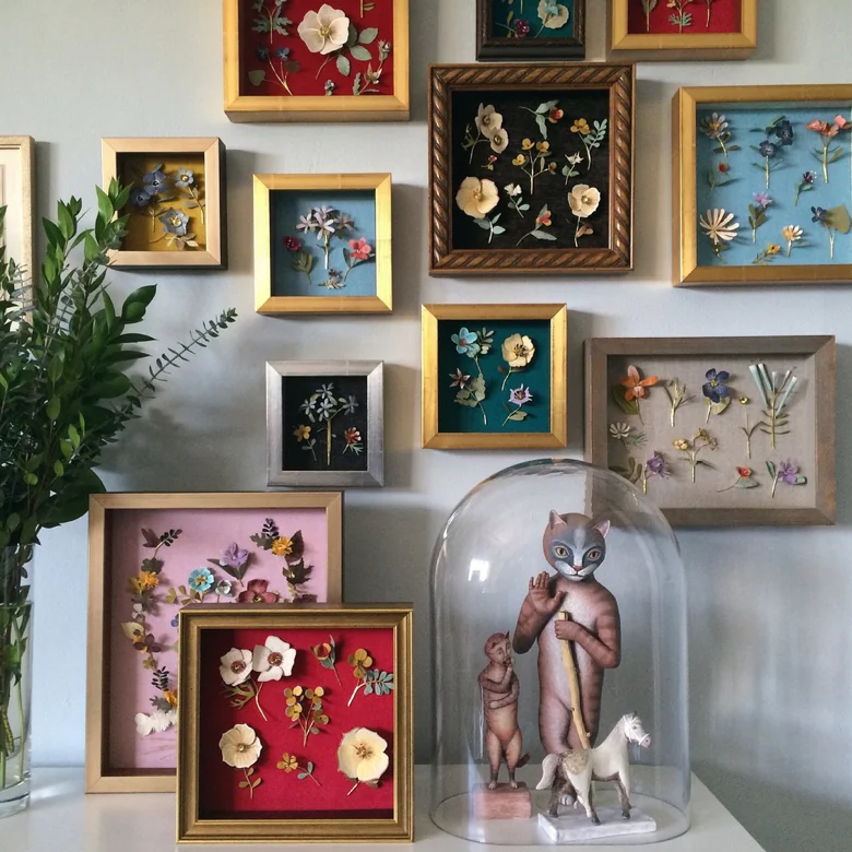 Artist Ann Wood's home and her art, from her website