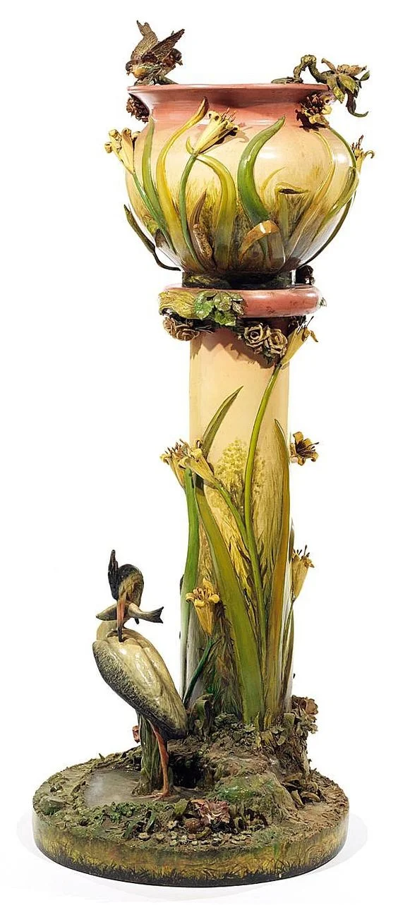 design dictionary- art nouveau faience jardinere