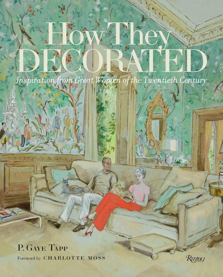 Mona Williams and Harrison Williams in Cecil Beaton's painting of their Syrie Maugham decorated living room graces the cover of How They Decorated