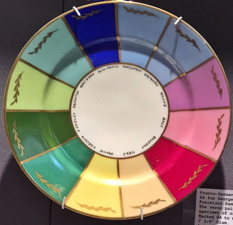 Limoge Porcelain Sample Plate