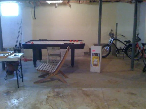 Montauk basement before