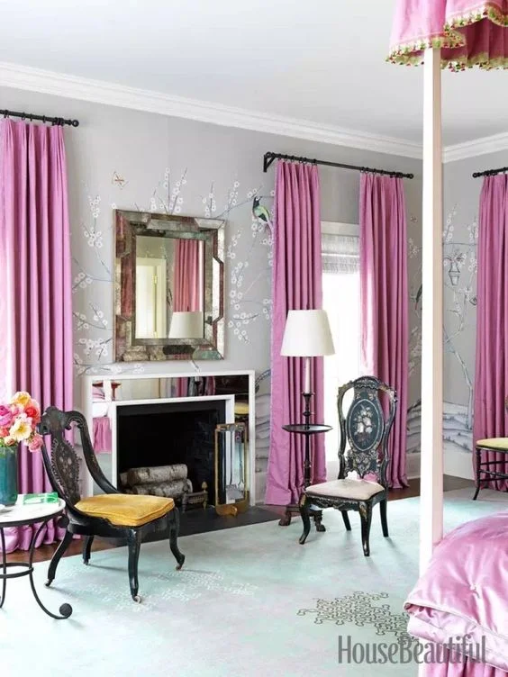 A bedroom recently designed by McMillen Inc.