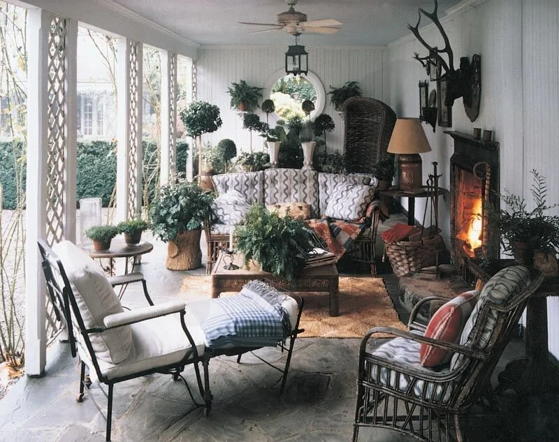Interior designer David Easton’s garden room