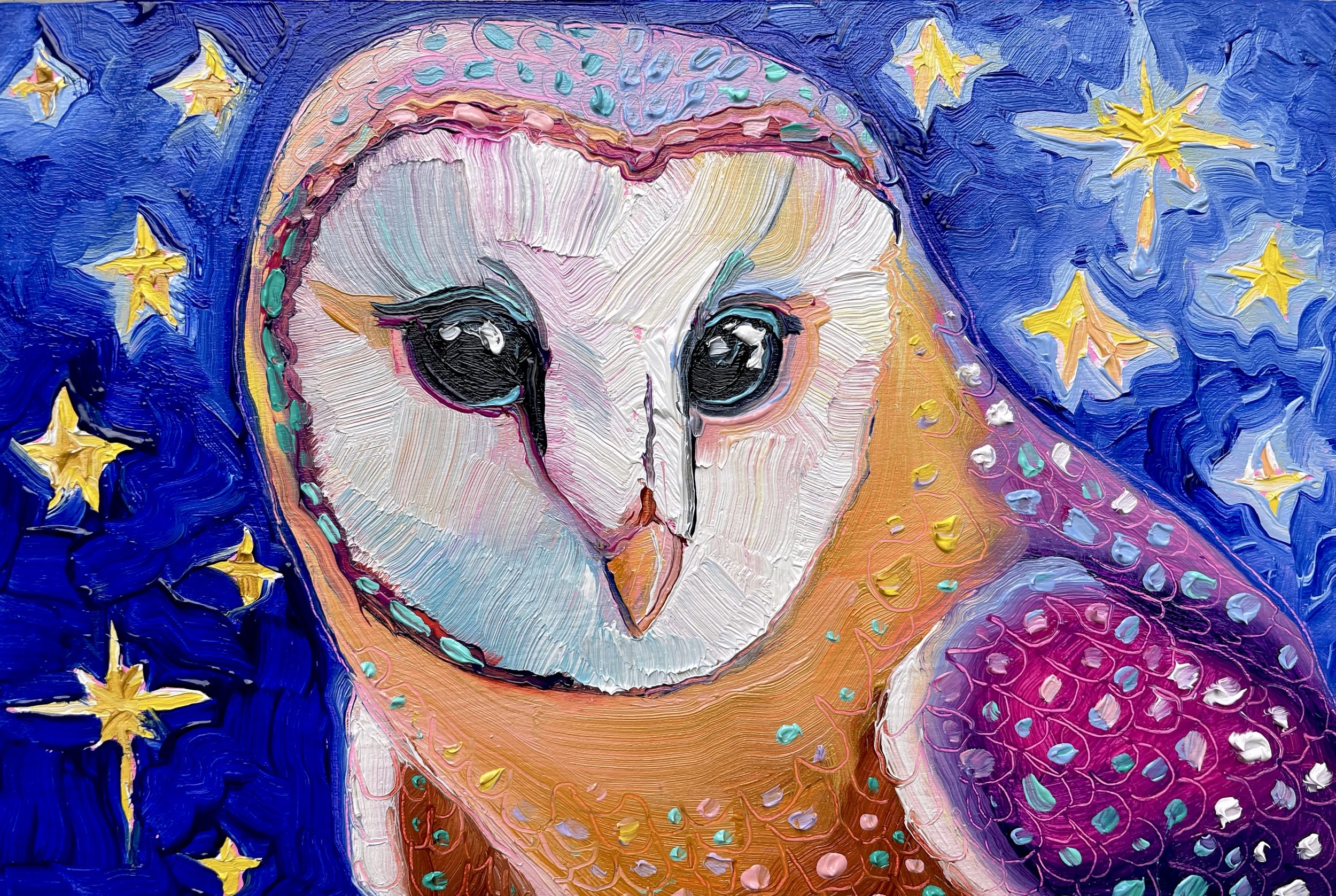 Tiny Barn Owl No. 1 ⭐ 4x6