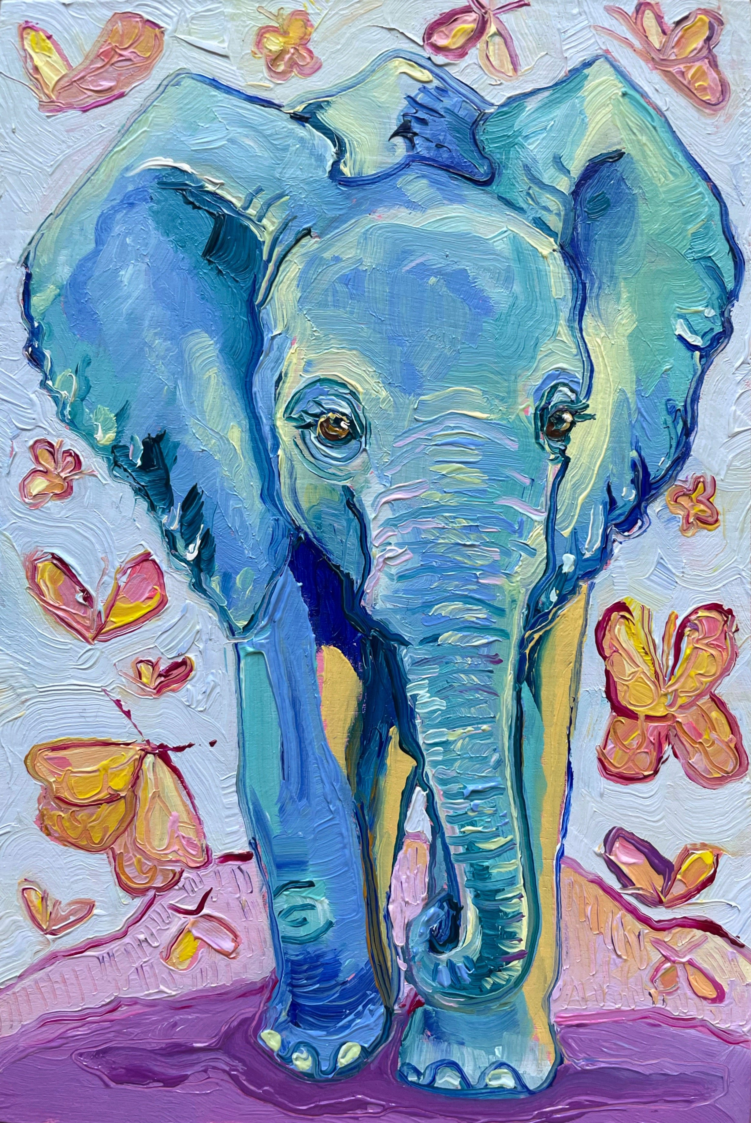 Tiny Elephant Calf No. 1 ⭐ 4x6