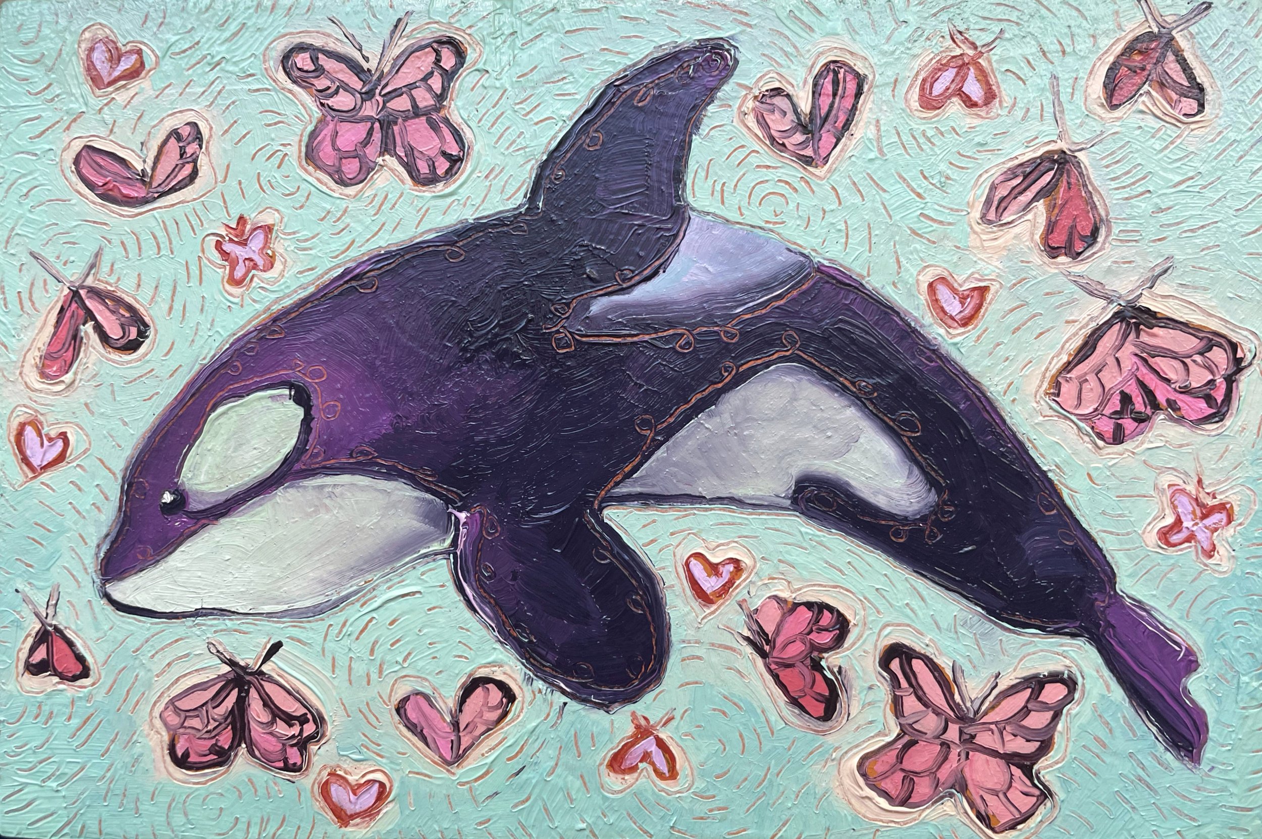 Tiny Orca Calf No. 1 ⭐ 4x6