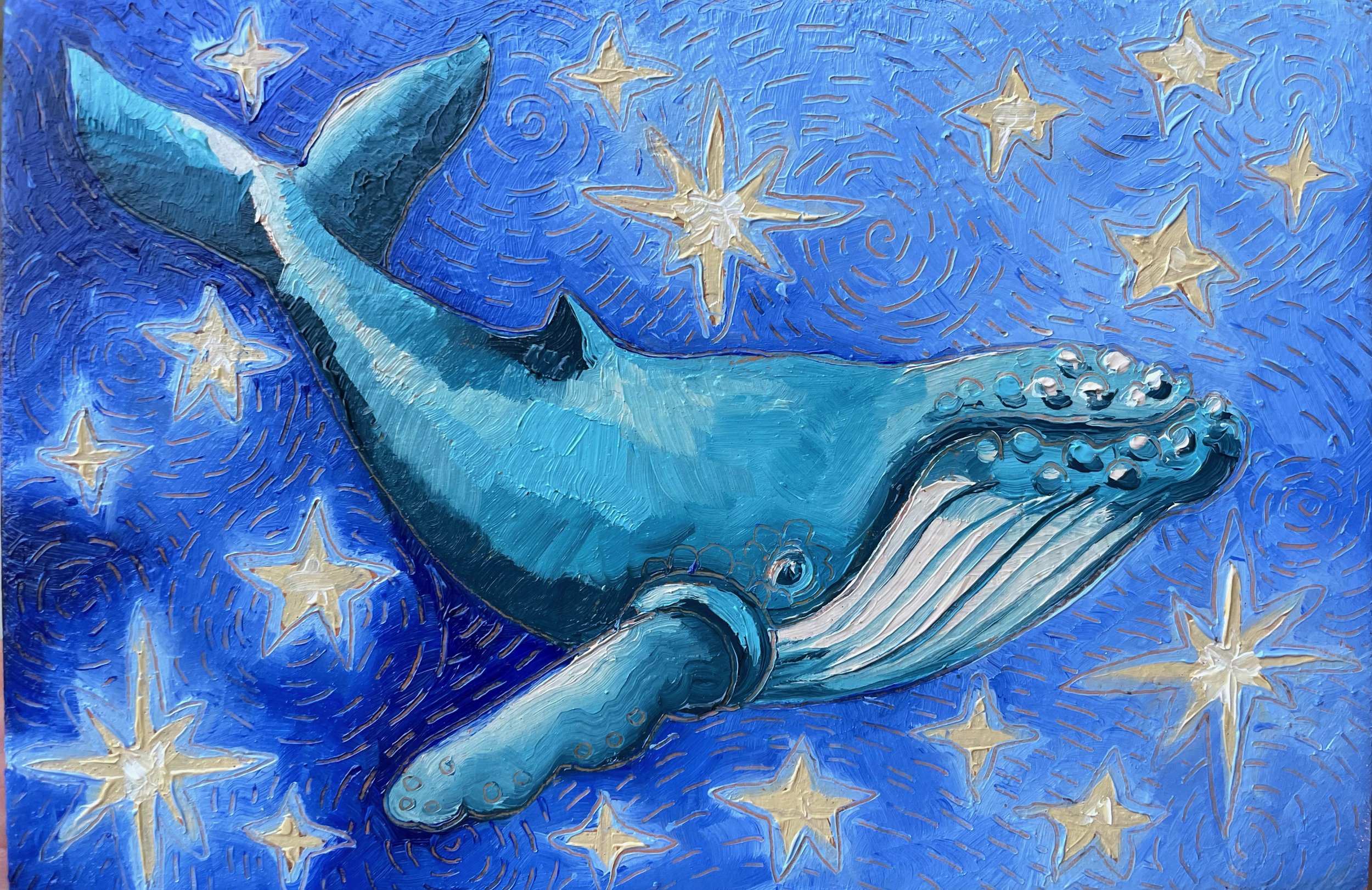 Tiny Humpback Calf No. 1 ⭐ 4x6