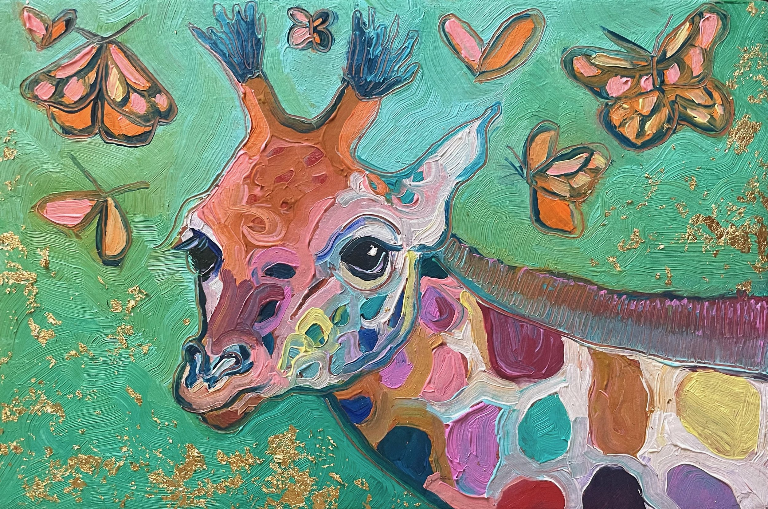 Tiny Giraffe No. 3 ⭐ 4x6