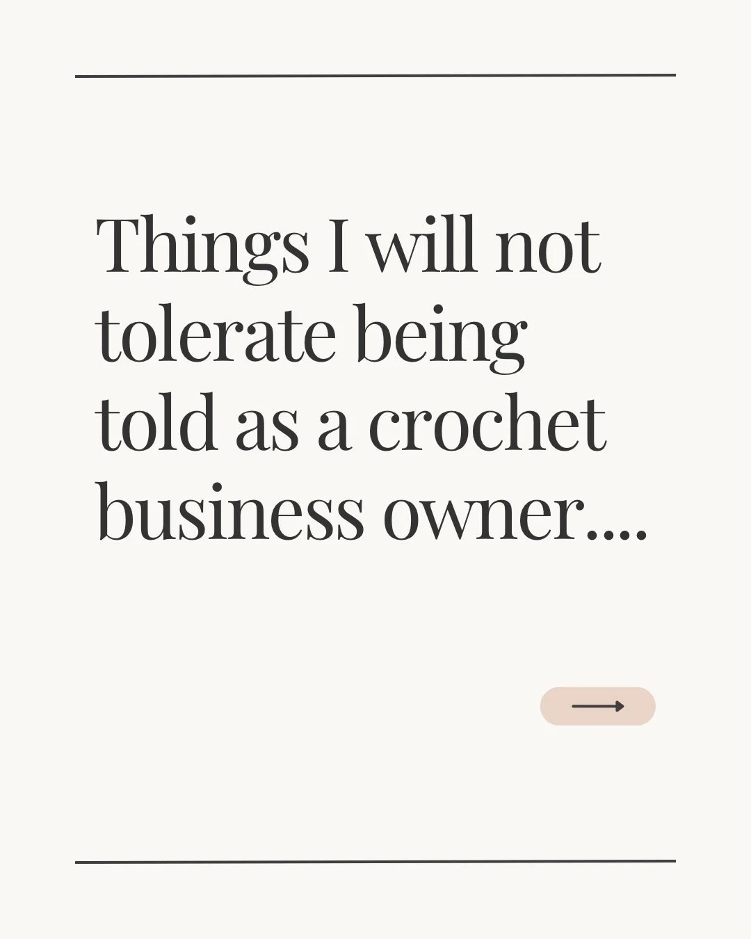 For real - do not diminish my work as a business owner. Often in fields dominated by women we see comments like this more often. It&rsquo;s also very common to receive comments like this in creative fields and in the content creation realm, both of w