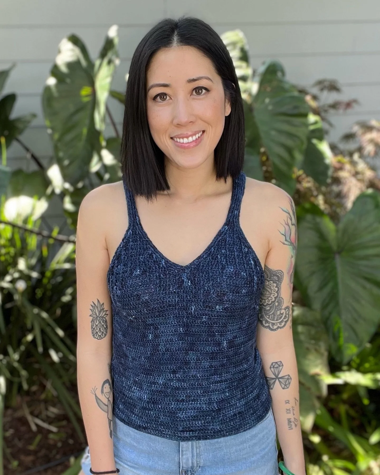 Pattern feature: Lyn!

The Lyn Tank originally came out in the spring of 2022 and it was a pattern that nearly broke my brain. Because of the spacing of the cascading post stitches I simply could not make the math work for the Craft Yarn Council bust